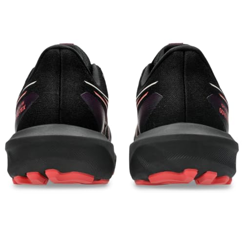 ASICS Women's GT-1000 15 GTX Running Shoes, 8, Black/Dark Aubergine