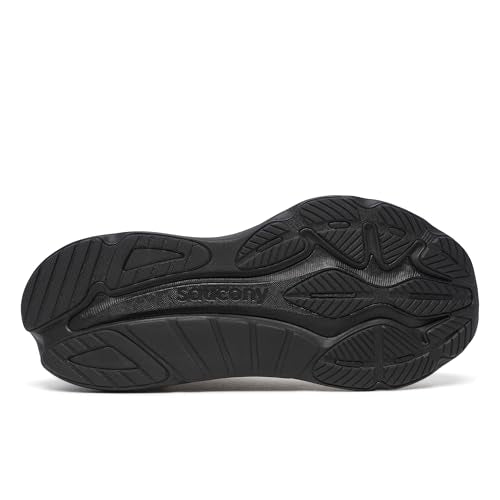 Saucony Men's Hurricane 24 Sneaker, Black, 9