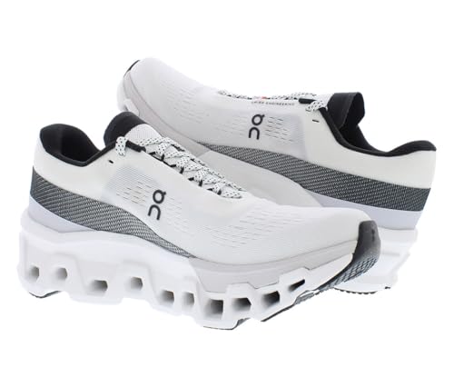 On Women's Cloudmonster 2 Running Shoes, Undyed/Frost, 9 US
