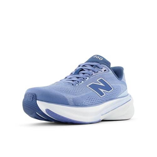 New Balance Women's Fresh Foam X 860v15 Running Shoe, Fairweather Blue/Silver Metallic, 9