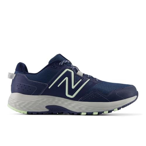 New Balance Men's 410 V8 Trail Running Shoe, Nb Navy/Vintage Indigo/Melon Water, 9.5 M