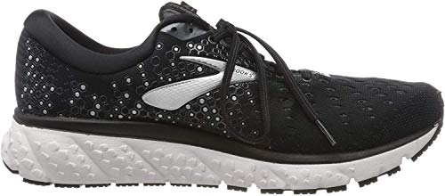 Brooks Mens Glycerin 17 Running Shoes, Black/Ebony/Silver, Black Ebony Silver, 9