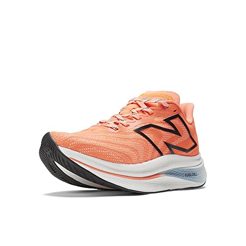 New Balance Women's FuelCell SuperComp Trainer V2 Running Shoe, Neon Dragonfly/Black, 12 W