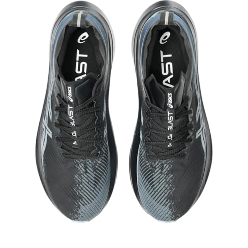 ASICS Unisex MEGABLAST Running Shoes, 8.5M / 10W, Black/White