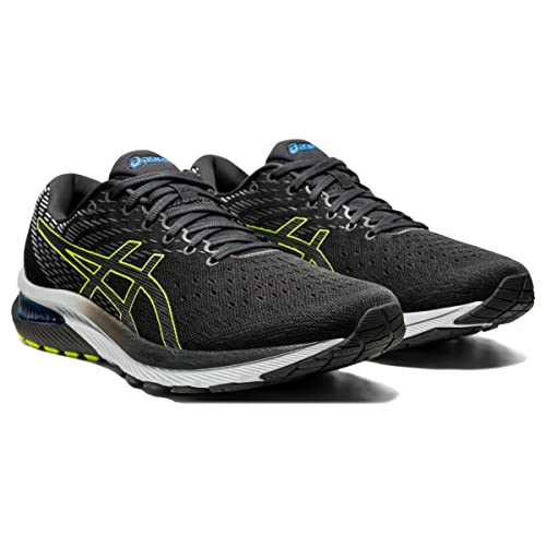 ASICS Men's Gel-Cumulus 22 Running Shoe, Graphite Grey/Lime Zest - 8
