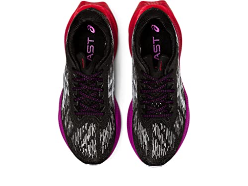 ASICS Women's NOVABLAST 3 Running Shoes, 7, Black/Soft Sky