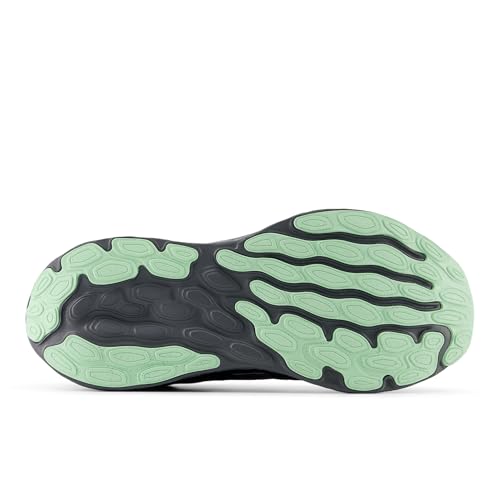 New Balance Women's Fresh Foam 680 V8 Waterproof Running Shoe, Black/Castlerock/Lab Green, 9 M