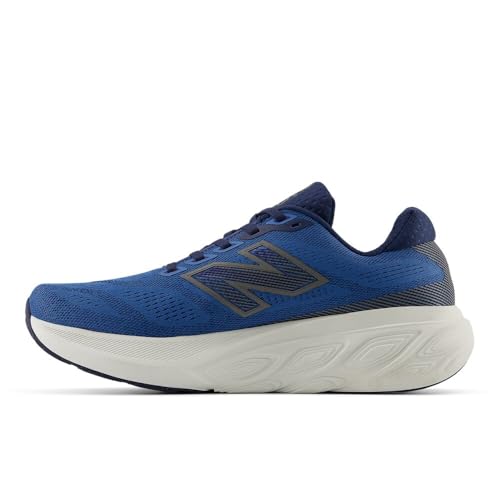 New Balance Men's Fresh Foam X 880 V15 Running Shoe, Sea Stone/Nb Navy/Marmalade, 10.5 M