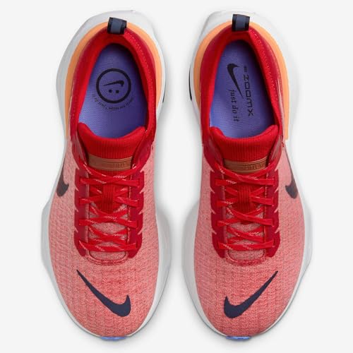 Nike Invincible 3 Men's Road Running Shoes (DR2615-600, University Red/Blue Joy/Rugged Orange) Size 9