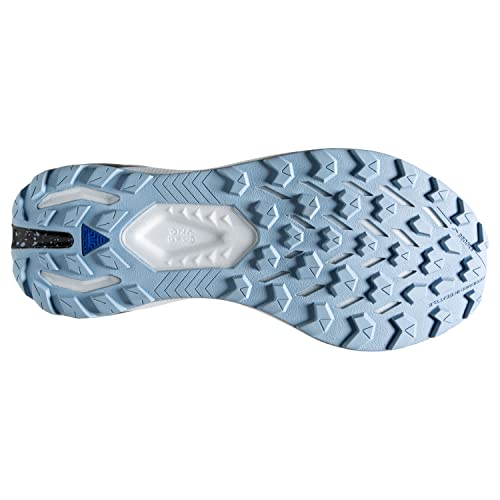 Brooks Women's Catamount 2 Trail Running Shoe - Blue/Black/Yellow - 7.5 Medium