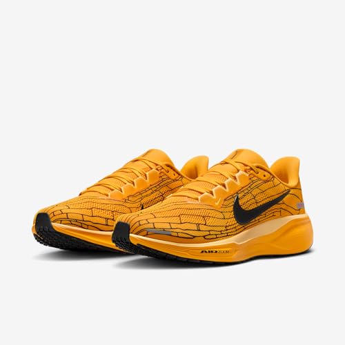 Nike Pegasus 41 LV8 Men's Road Running Shoes (University Gold/Soft Yellow/Black) Size 10