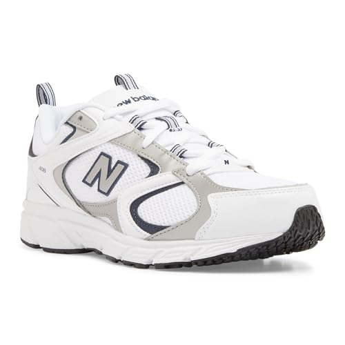 New Balance Men's 408 V1 Sneaker, Nb White/Natural Indigo, 9.5 M