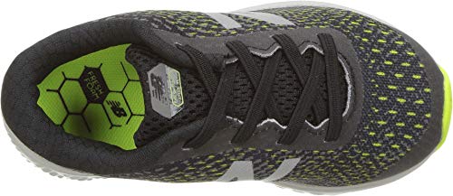 New Balance Kid's Fresh Foam Arishi Nxt V1 Bungee Running Shoe, Black/Hi Lite, 2 Wide Infant