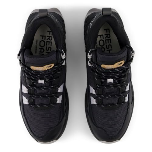 Women's New Balance Fresh Foam X Hierro Mid v1 Trail Shoes in Black/Pearl Grey/Phantom alternate view 5