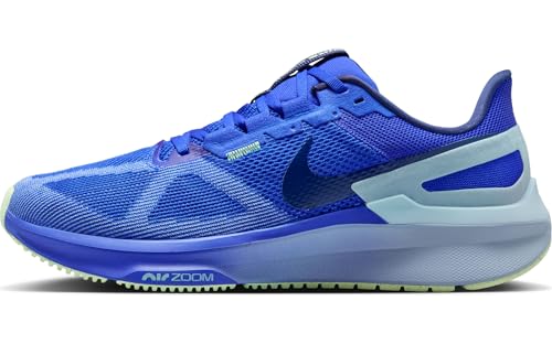 Nike Structure 25 Men's Road Running Shoes (DJ7883-403, Hyper Royal/Light Armory Blue/Polar/Midnight Navy) Size 10