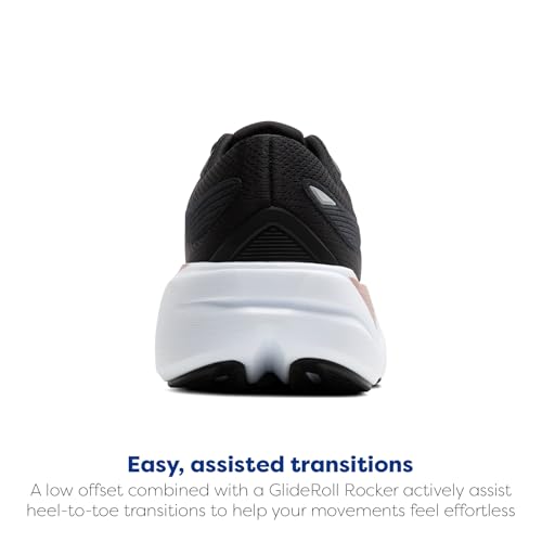 Brooks Women Ghost Max 3 Black/Black/Rose Gold 7 Wide