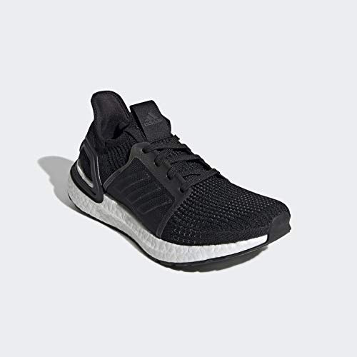 adidas Women's Ultraboost 19, Black/Grey/Solar Orange, 5.5