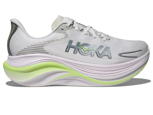 Hoka Men's Skyward X 2 Sneaker, White/Neon Yuzu, 10.5 - alternate view 4
