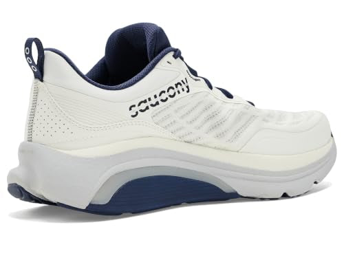 Saucony Men's Endorphin Pro 5 Sneaker, Ivory/Naval, 10.5