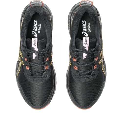 ASICS Women's Gel-Venture 10 Waterproof Trail Running Shoes, 5, Black/Carrier Grey