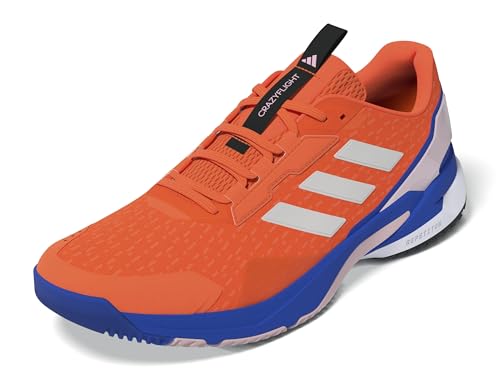 adidas Men's Crazyflight 6, Bright Royal/Zero Metallic/Team Solar Orange, 9.5