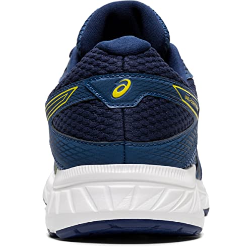 ASICS Men's Gel-Contend 6 Running Shoes, 15, Grand Shark/Vibrant Yellow
