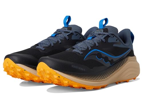 Saucony Men's Xodus Ultra 3 Sneaker, Black/Dusk, 8.5