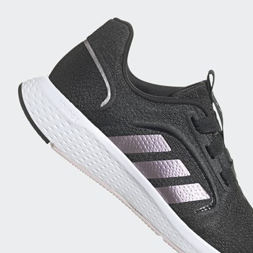 Adidas Womens Edge Lux Black/Matte Purple Metallic/Almost Pink 5