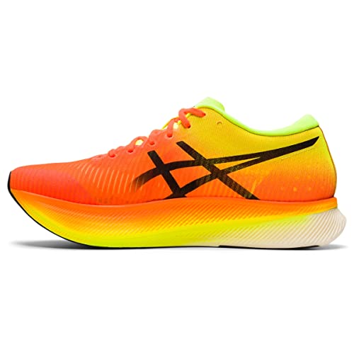 ASICS Women's METASPEED Sky Running Shoes, 6.5, Shocking Orange/Black