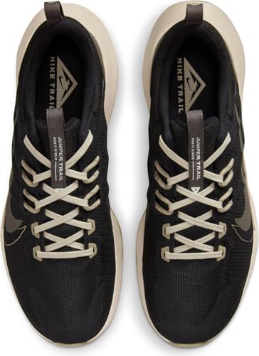 Nike Juniper Trail 2 Nn Men's Running Shoes, Black Ironstone Khaki Sand Drift, 10.5 US