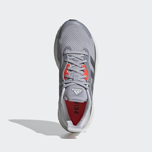 adidas Womens Solar Glide 4 ST Halo Silver/Crystal White/Solar Red 8