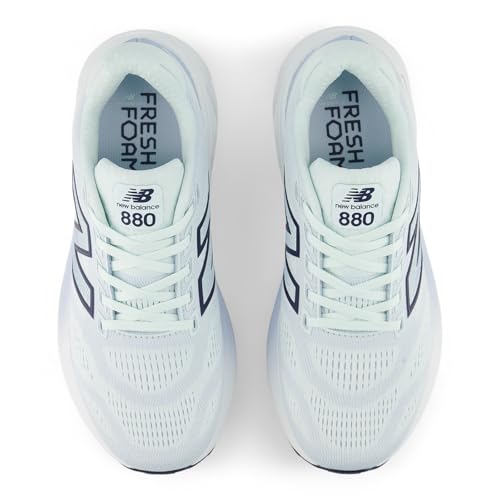 New Balance Women's Fresh Foam X 880v15 Running Shoe, Glint Blue/Nb Navy, 6.5