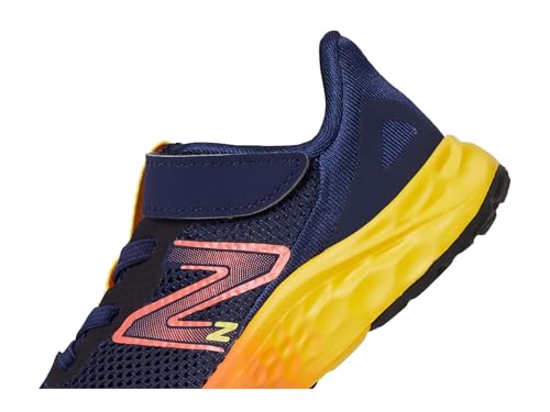New Balance Baby Boy's Fresh Foam Arishi v4 Bungee Lace with Hook-and-Loop Top Strap (Infant/Toddler) Team Navy/Electric Red 7.5 Toddler XW