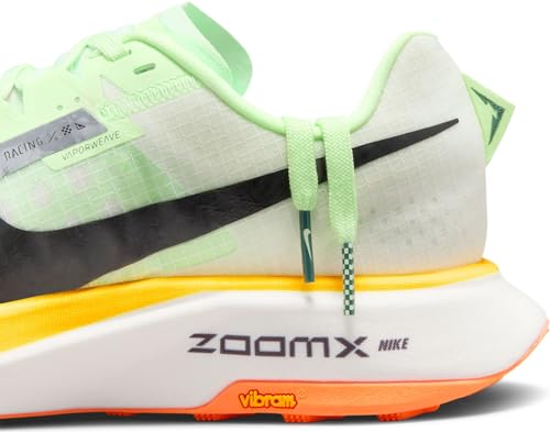 Nike Ultrafly Women's Trail Racing Shoes (DZ0489-102, Summit White/Vapor Green/Laser Orange/Black) Size 6.5