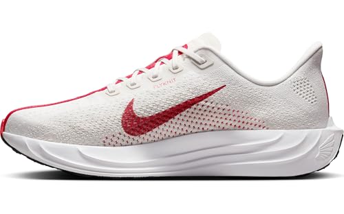 Nike Pegasus Plus Men's Road Running Shoes (FQ7262-003, Platinum Tint/Phantom/Black/University Red) Size 13