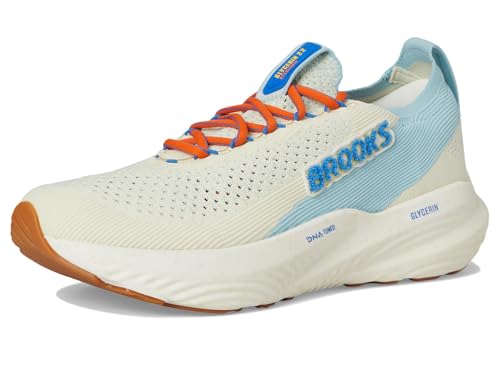 Brooks Mens Glycerin Stealthfit 22 Palace/Vermillion/SeedPearl 12 Medium - alternate view 7
