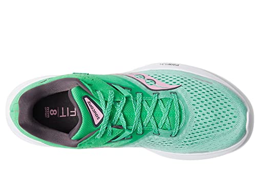 Saucony Ride 16 Womens Shoes Size 6.5, Color: Sprig/Peony