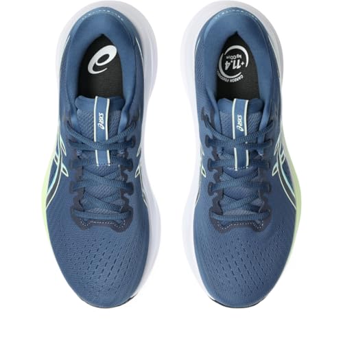 ASICS Men's Gel-Excite 11 (Extra Wide) Running Shoes, 11.5, Grand Shark/Illuminate Yellow