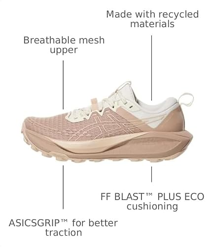 ASICS Women Gel-Trabuco 13 Dusty Steppe/Rainstorm Grey 9.5 Medium