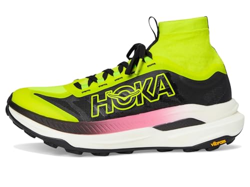Hoka Women's Tecton X 3 Sneaker, Neon Citrus/Black, 9 - alternate view 4