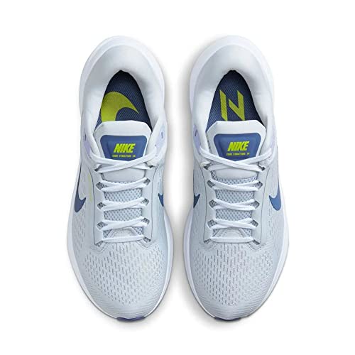 Nike Women's Air Zoom Structure 24 Trainers, Pure Platinum Diffused Blue Photon Dust, 6.5 UK (9 US)