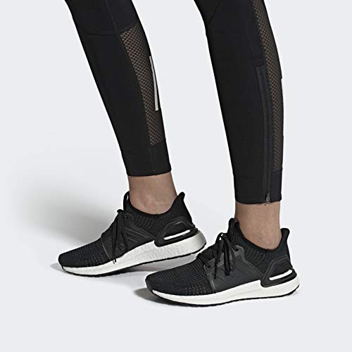 adidas Women's Ultraboost 19, Black/Grey/Solar Orange, 5.5