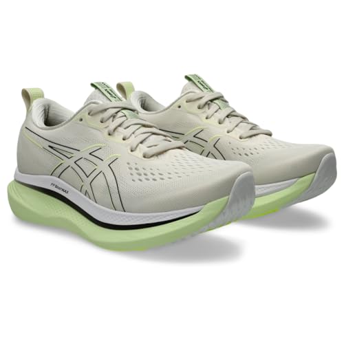 ASICS Women's GLIDERIDE MAX Running Shoe, 8, Birch/Black