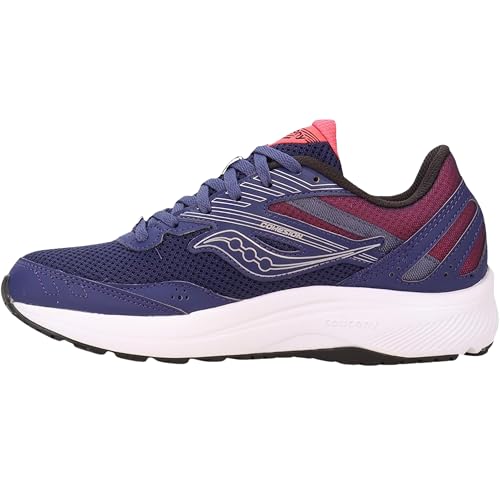 Saucony Women's Cohesion 15 Running Shoe, Cobalt/Punch, 9