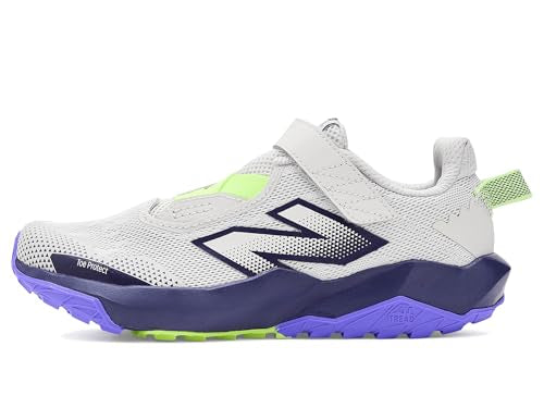 Unisex New Balance Dynasoft Nitrel v6 (Little Kid) Grey Matter/Electric Indigo 12.5 Wide alternate view 4