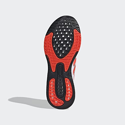 Adidas Women's Supernova Running Shoe, White/Solar Red/Black, 6
