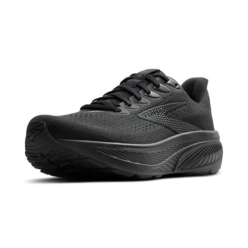 Brooks Men’s Ghost 17 Neutral Running Shoe - Black/Black/Ebony - 7.5 Medium