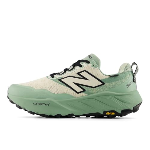 Men's New Balance Fresh Foam X Hierro v9 Trail Shoes in Mosaic Green/Permafrost/Black alternate view 2