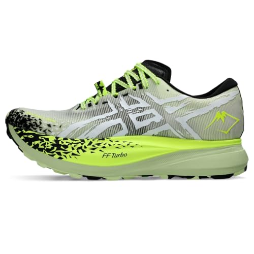 ASICS Unisex METAFUJI Trail Running Shoes, 10.5M / 12W, Cool Matcha/Black