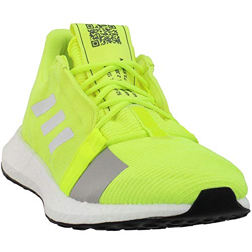 Adidas Men's SenseBOOST GO m Athletic Shoe, Solar Yellow/FTWR White/Grey Six, 11 Standard US Width US